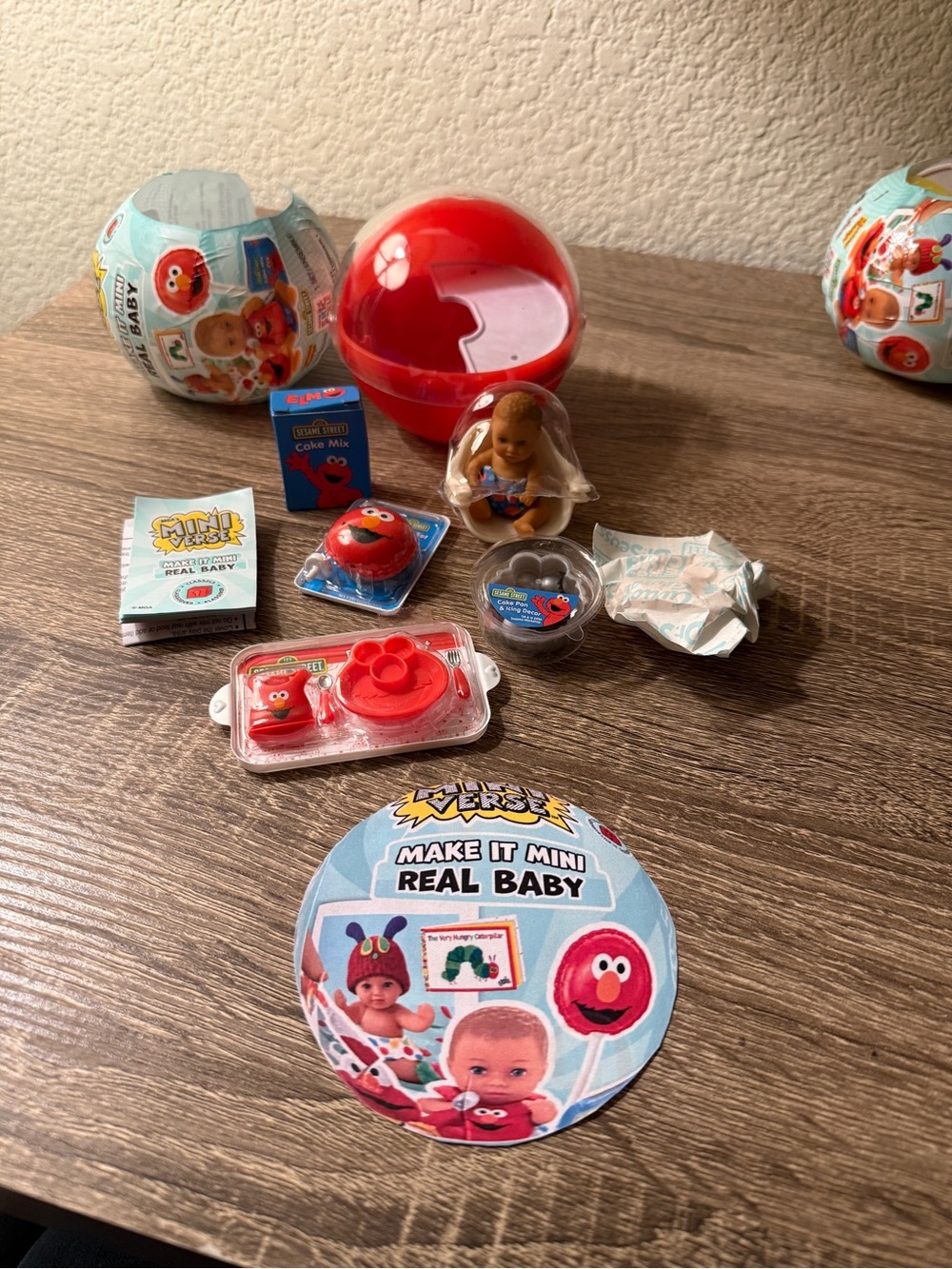 MGA's Miniverse Make It Mini Real Baby Classics~ Elmo Birthday Cake